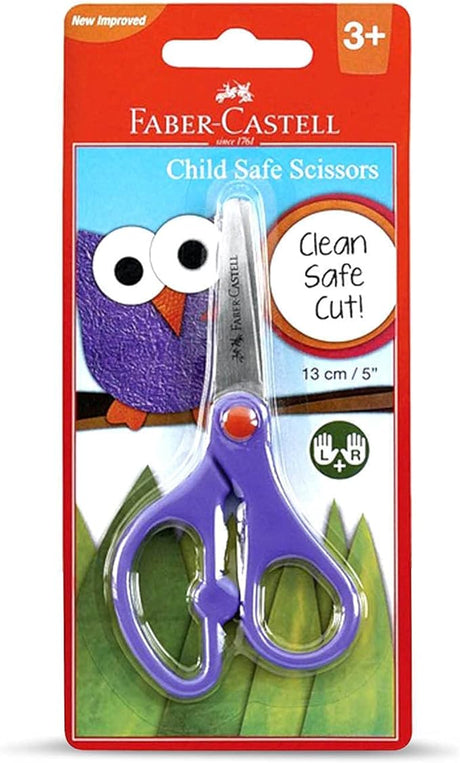 Faber - Castell Child Safe Scissor 12.7 Cm In A Blister, Assorted Colours, F170120 - Al Kabayel Discount CentreFaber - Castell Child Safe Scissor 12.7 Cm In A Blister, Assorted Colours, F170120ScissorsFABER - CASTELLAl Kabayel Discount Centre