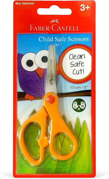 Faber - Castell Child Safe Scissor 12.7 Cm In A Blister, Assorted Colours, F170120 - Al Kabayel Discount CentreFaber - Castell Child Safe Scissor 12.7 Cm In A Blister, Assorted Colours, F170120ScissorsFABER - CASTELLAl Kabayel Discount Centre