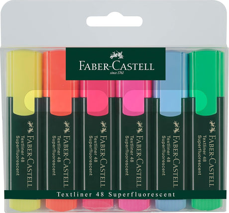 Faber - Castell Classic Highlighter Wallet Of 6pcs Green, Classic, 154806, Estuche Con 6 Textliner - Al Kabayel Discount CentreFaber - Castell Classic Highlighter Wallet Of 6pcs Green, Classic, 154806, Estuche Con 6 TextlinerPens, Pencils & MarkersFABER - CASTELLAl Kabayel Discount Centre