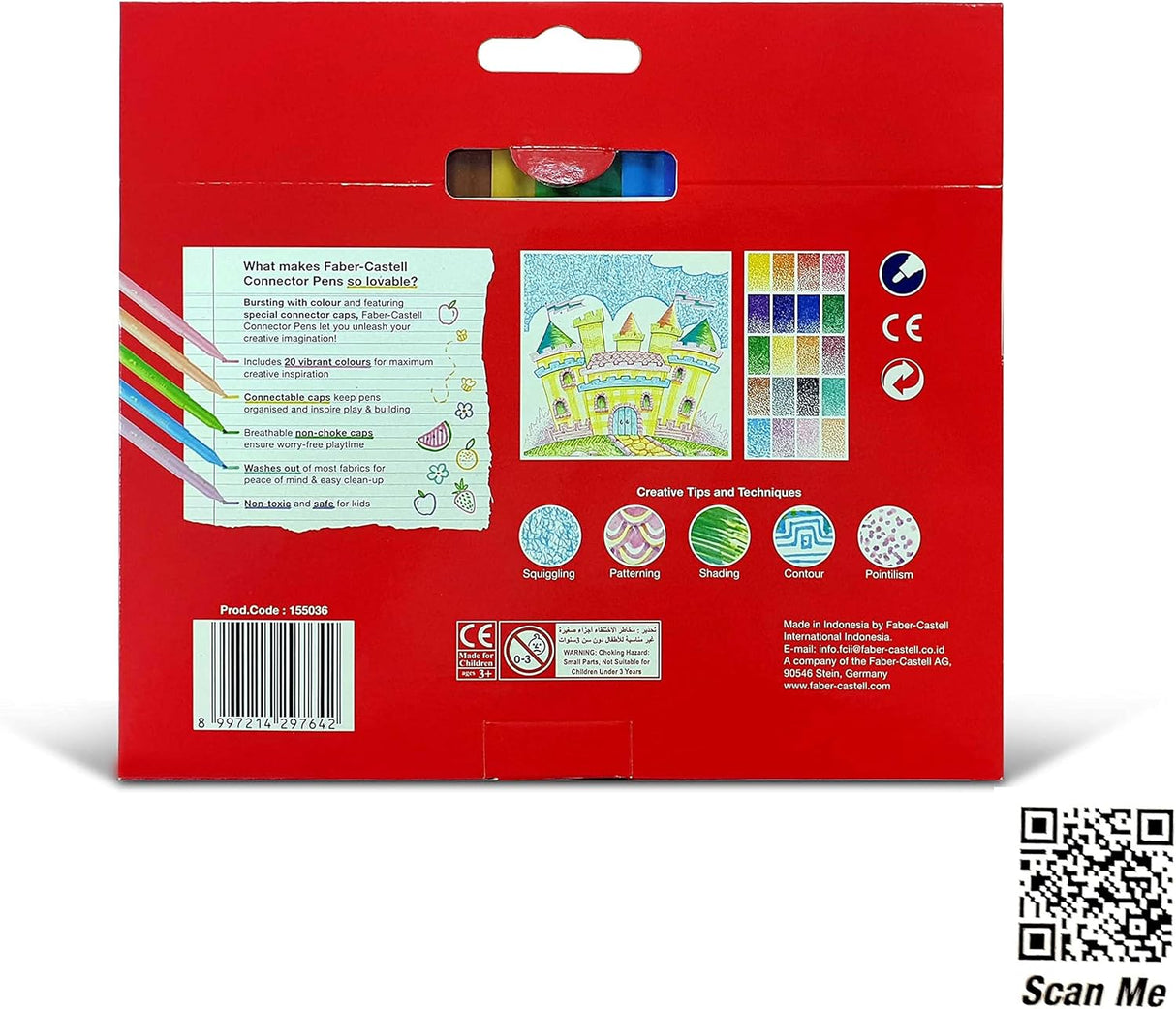 Faber - Castell Connector Felt Pens – 20 Colors with 5 Pastel Shades - Al Kabayel Discount CentreFaber - Castell Connector Felt Pens – 20 Colors with 5 Pastel ShadesPens, Pencils & MarkersFABER CASTELLAl Kabayel Discount Centre