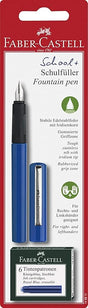 Faber - Castell Faber Castell Fountain Pen Blue Design Medium Nib + 6 Ink Cartridges, School+, F149811 - Al Kabayel Discount CentreFaber - Castell Faber Castell Fountain Pen Blue Design Medium Nib + 6 Ink Cartridges, School+, F149811Pens, Pencils & MarkersFABER - CASTELLAl Kabayel Discount Centre