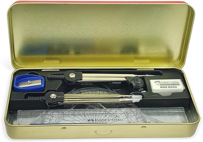 Faber - Castell Faber Castell I Tec Mathematical Drawing Instruments, Red, 8901180362013 - Al Kabayel Discount CentreFaber - Castell Faber Castell I Tec Mathematical Drawing Instruments, Red, 8901180362013Rulers & Math SetsFABER - CASTELLAl Kabayel Discount Centre