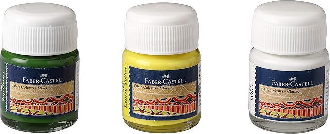 FABER - CASTELL Fabric Colors - 6 Shades 10ml - Al Kabayel Discount CentreFABER - CASTELL Fabric Colors - 6 Shades 10mlPaintsFABER - CASTELLAl Kabayel Discount Centre