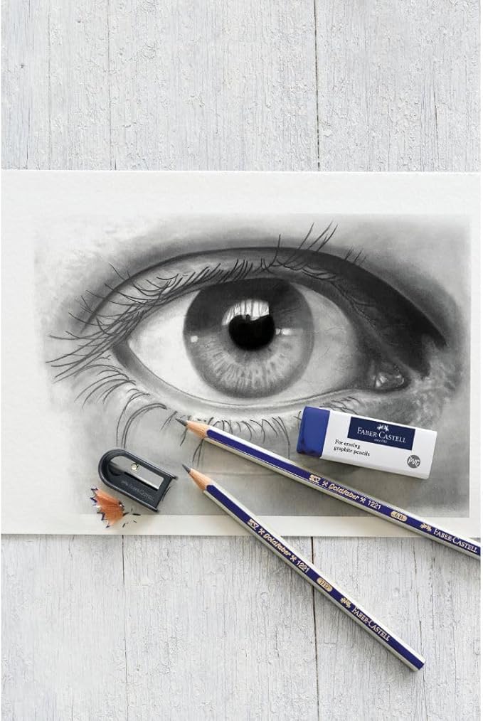 Faber - Castell Gold Faber Degree Pencil Set (6 Pencils + 1 Eraser + 1 Sharpener) - Al Kabayel Discount CentreFaber - Castell Gold Faber Degree Pencil Set (6 Pencils + 1 Eraser + 1 Sharpener)Pens, Pencils & MarkersFABER - CASTELLAl Kabayel Discount Centre