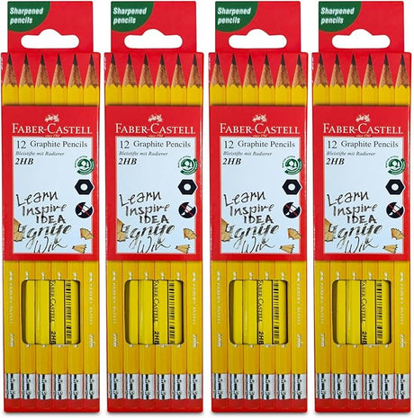FABER CASTELL Graphite Pencil 2HB 12x4Box - Al Kabayel Discount CentreFABER CASTELL Graphite Pencil 2HB 12x4BoxPens, Pencils & MarkersFABER CASTELLAl Kabayel Discount Centre