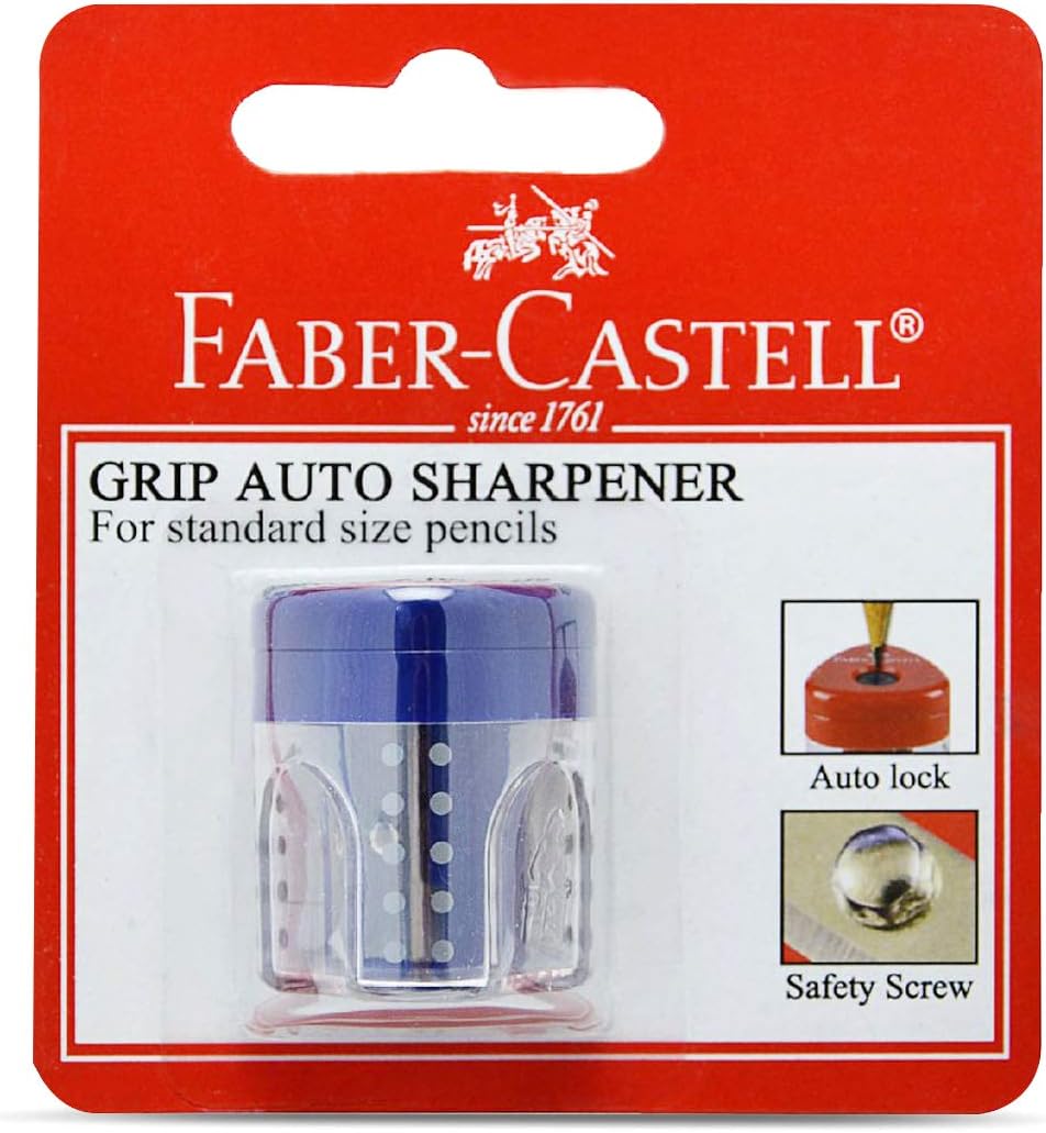 Faber - Castell Mini Grip Auto Sharpener – Single Hole, Assorted Colours - Al Kabayel Discount CentreFaber - Castell Mini Grip Auto Sharpener – Single Hole, Assorted ColoursErasers & SharpenersFABER CASTELLAl Kabayel Discount Centre