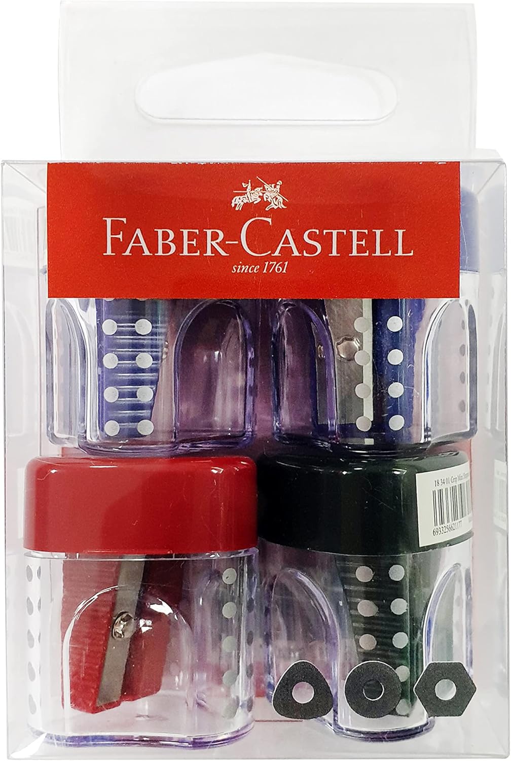 Faber - Castell Mini Grip Sharpener | Single Hole | Assorted Colors - Al Kabayel Discount CentreFaber - Castell Mini Grip Sharpener | Single Hole | Assorted ColorsErasers & SharpenersFABER CASTELLAl Kabayel Discount Centre