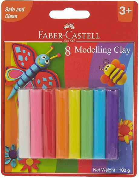 Faber - Castell Modeling Clay Set/8 - 100G Bl - Al Kabayel Discount CentreFaber - Castell Modeling Clay Set/8 - 100G BlCrayonsFABER - CASTELLAl Kabayel Discount Centre
