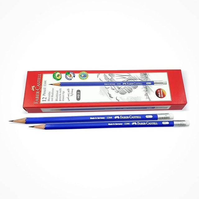 FABER CASTELL Pencil Hb With Eraser Tip Box Of 12Pc - Al Kabayel Discount Centre FABER CASTELL Pencil Hb With Eraser Tip Box Of 12PcPens, Pencils & MarkersFABER CASTELLAl Kabayel Discount Centre