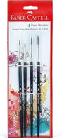 Faber - Castell Pony Hair Paint Brushes Round 4Pc (0,2,4,6) - Al Kabayel Discount CentreFaber - Castell Pony Hair Paint Brushes Round 4Pc (0,2,4,6)Paintbrushes & Painting ToolsFABER - CASTELLAl Kabayel Discount Centre