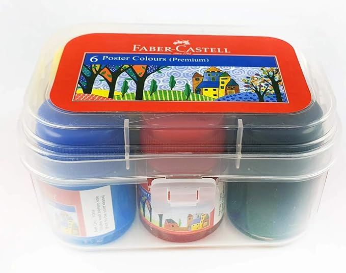 FABER CASTELL - Poster Colours Set of 6*10ml - Al Kabayel Discount CentreFABER CASTELL - Poster Colours Set of 6*10mlPaintsFABER - CASTELLAl Kabayel Discount Centre