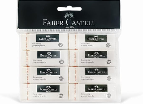 Faber - Castell Pvc Free Eraser Big Poly Bag Of 8Pc, Multicolor, Cx Colour, 188964 - Al Kabayel Discount CentreFaber - Castell Pvc Free Eraser Big Poly Bag Of 8Pc, Multicolor, Cx Colour, 188964Erasers & SharpenersFABER - CASTELLAl Kabayel Discount Centre