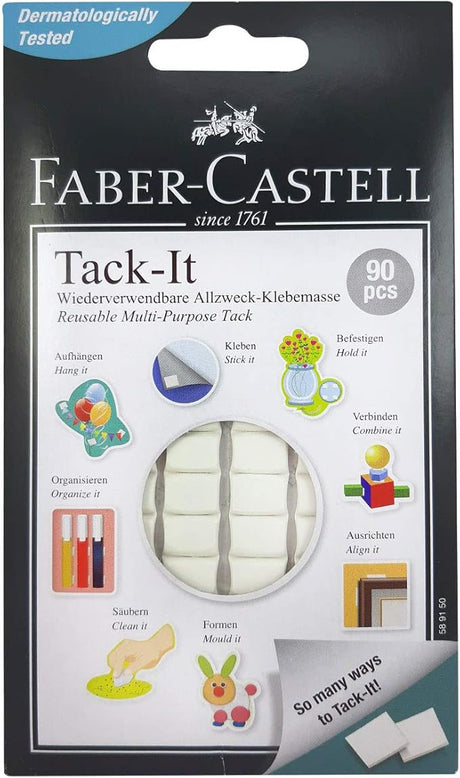 Faber - Castell Reusable Multi Purpose Adhesive Tack It 50Gm White, F589150 - Al Kabayel Discount CentreFaber - Castell Reusable Multi Purpose Adhesive Tack It 50Gm White, F589150Tapes & Packaging TapesFABER - CASTELLAl Kabayel Discount Centre