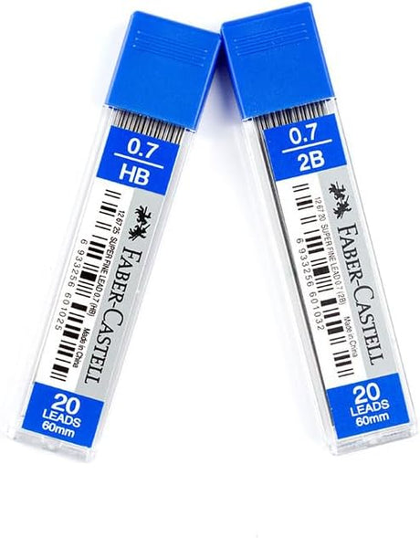 FABER CASTELL Super Fine Leads 20pcs * 12 Tubes - Al Kabayel Discount CentreFABER CASTELL Super Fine Leads 20pcs * 12 TubesPens, Pencils & MarkersFABER CASTELLAl Kabayel Discount Centre