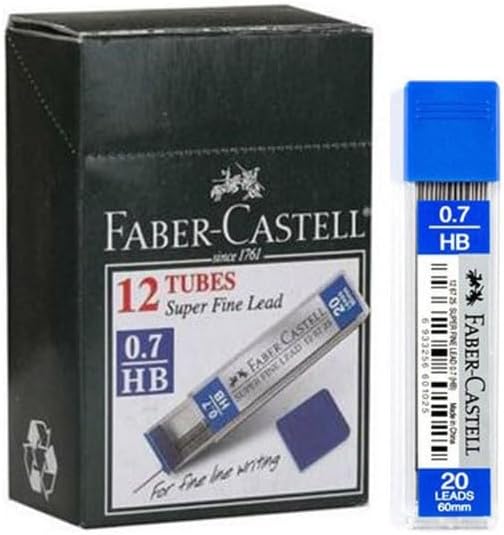 FABER CASTELL Super Fine Leads 20pcs * 12 Tubes - Al Kabayel Discount CentreFABER CASTELL Super Fine Leads 20pcs * 12 TubesPens, Pencils & MarkersFABER CASTELLAl Kabayel Discount Centre