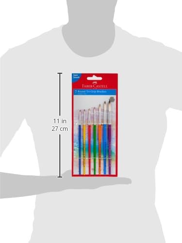 Faber - Castell Synthetic Hair Paint Brushes Round 7Pc (0,2,4,6,8,10,12) - Al Kabayel Discount CentreFaber - Castell Synthetic Hair Paint Brushes Round 7Pc (0,2,4,6,8,10,12)Paintbrushes & Painting ToolsFABER - CASTELLAl Kabayel Discount Centre