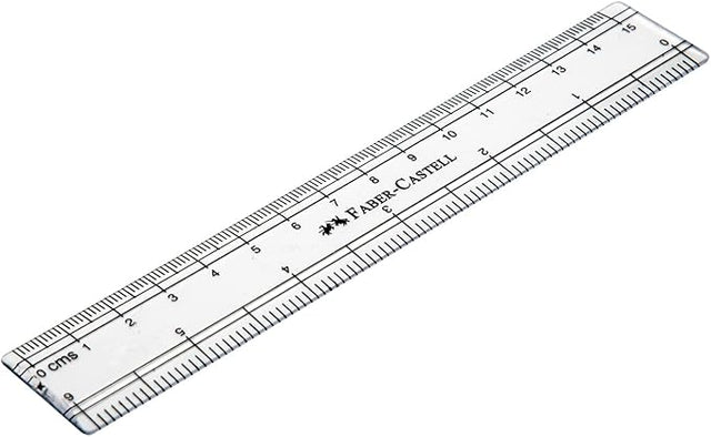 Faber Castell Transparent Plastic Ruler 15Cm Bx/10 - Al Kabayel Discount CentreFaber Castell Transparent Plastic Ruler 15Cm Bx/10Rulers & Math SetsFABER - CASTELLAl Kabayel Discount Centre