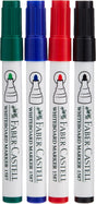 Faber - Castell Whiteboard Marker Bullet Set Of 4Pcs+ Duster, Assorted 1587D - Al Kabayel Discount CentreFaber - Castell Whiteboard Marker Bullet Set Of 4Pcs+ Duster, Assorted 1587DPens, Pencils & MarkersFABER - CASTELLAl Kabayel Discount Centre