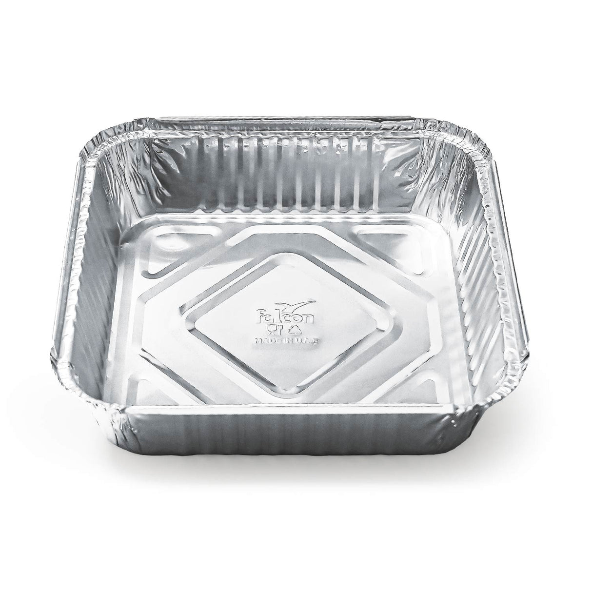 Falcon 10pcs Square Aluminium Container with Lid 24.6cm*5.9cm*24.6cm - 83241 - Al Kabayel Discount CentreFalcon 10pcs Square Aluminium Container with Lid 24.6cm*5.9cm*24.6cm - 83241DisposablesFALCONAl Kabayel Discount Centre