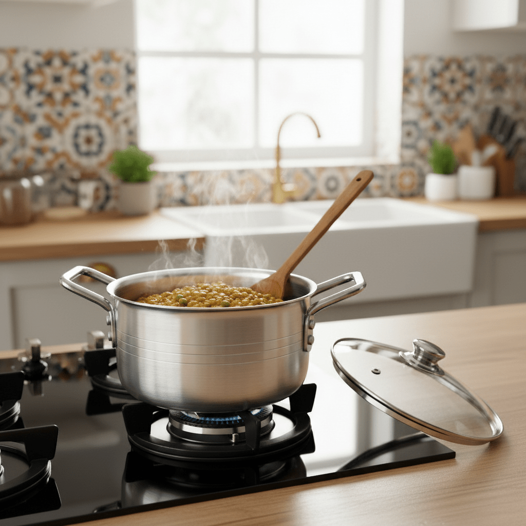 Falcon Aluminium Cooking Pot with Glass Lid No.5, 29cm*13cm - Al Kabayel Discount CentreFalcon Aluminium Cooking Pot with Glass Lid No.5, 29cm*13cmCasseroles & Stock PotsFALCONAl Kabayel Discount Centre