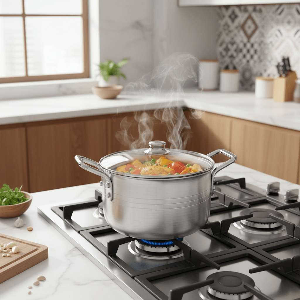 Falcon Aluminium Cooking Pot with Glass Lid No.5, 29cm*13cm - Al Kabayel Discount CentreFalcon Aluminium Cooking Pot with Glass Lid No.5, 29cm*13cmCasseroles & Stock PotsFALCONAl Kabayel Discount Centre