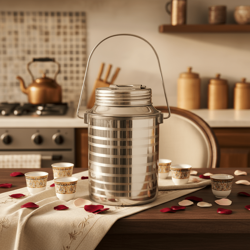 Falcon Heavy - Duty Stainless Steel Milk Can with Screw Lid – 4.5L - Al Kabayel Discount CentreFalcon Heavy - Duty Stainless Steel Milk Can with Screw Lid – 4.5LKitchen Utensils & GadgetsFALCONAl Kabayel Discount Centre