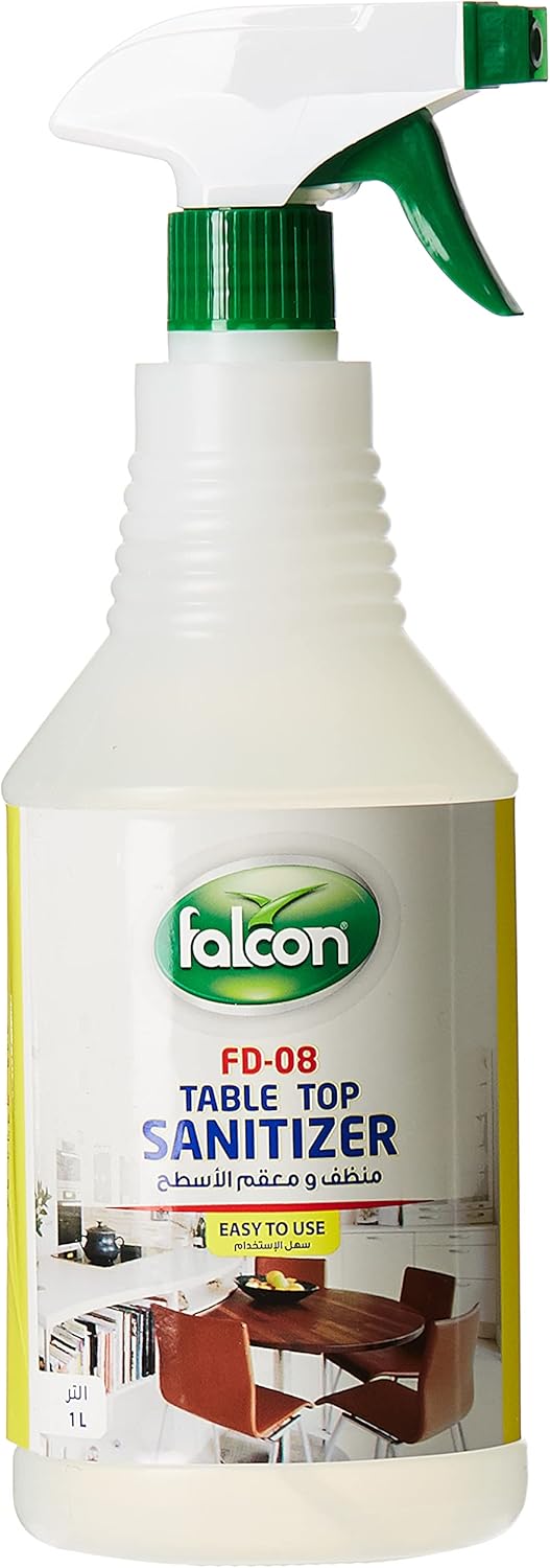 Falcon Table Top Sanitizer FD - 08 1 Liter, Easy to Use - Al Kabayel Discount CentreFalcon Table Top Sanitizer FD - 08 1 Liter, Easy to UseHousehold CleaningFALCONAl Kabayel Discount Centre
