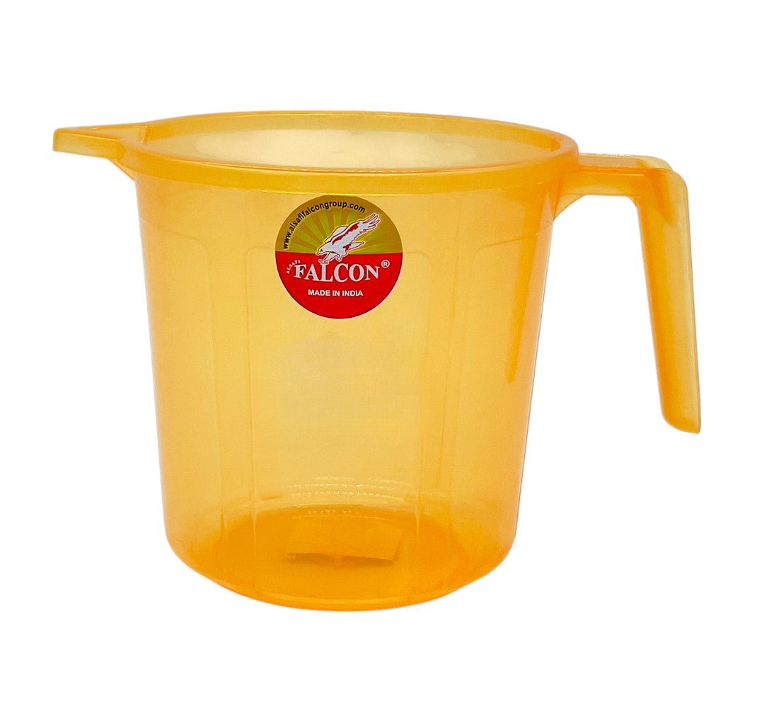 FALCON Transparent Plastic Mug 1000ml, Orange - Al Kabayel Discount CentreFALCON Transparent Plastic Mug 1000ml, OrangeOrganizers & AccessoriesFALCONAl Kabayel Discount Centre
