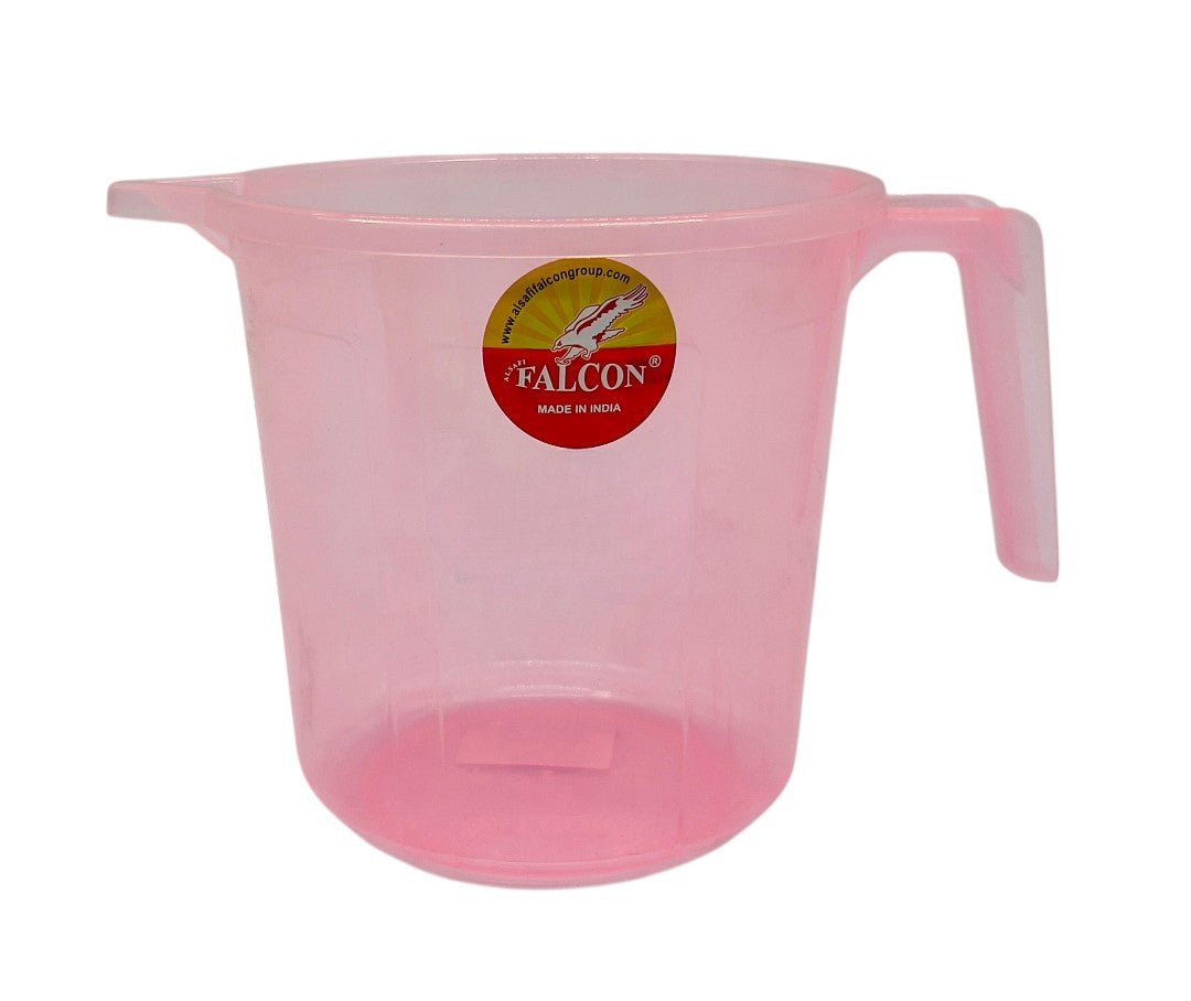 FALCON Transparent Plastic Mug 1000ml, Pink - Al Kabayel Discount CentreFALCON Transparent Plastic Mug 1000ml, PinkOrganizers & AccessoriesFALCONAl Kabayel Discount Centre