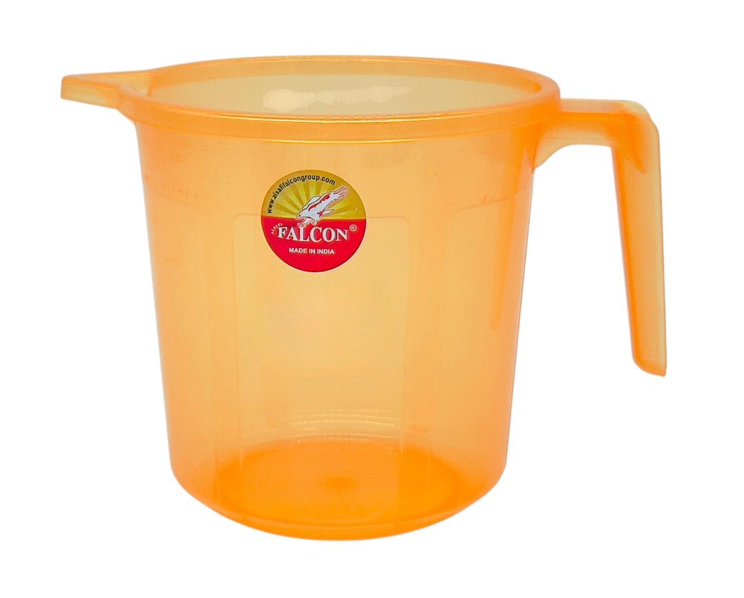 FALCON Transparent Plastic Mug 2000ml, Orange - Al Kabayel Discount CentreFALCON Transparent Plastic Mug 2000ml, OrangeOrganizers & AccessoriesFALCONAl Kabayel Discount Centre