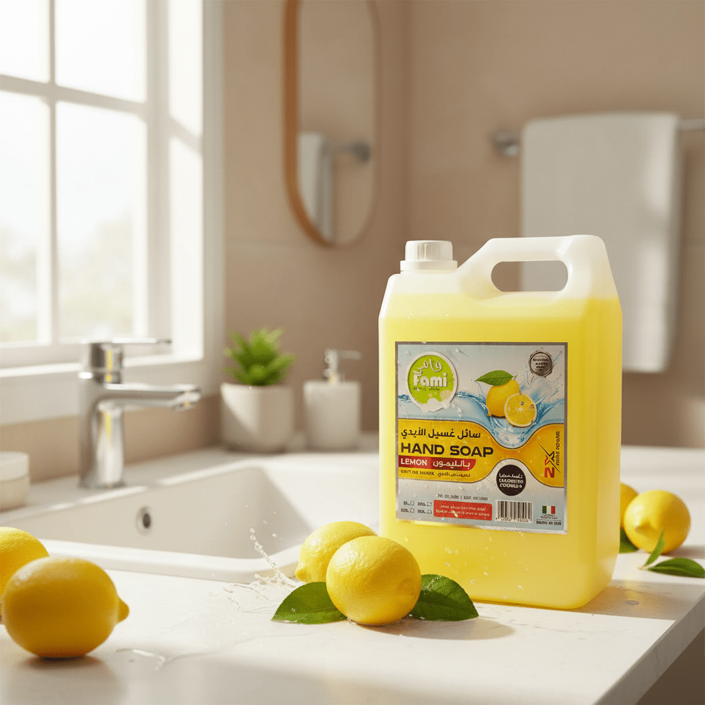 Fami Lemon Hand Soap 5L – Refreshing Citrus Liquid Hand Wash Refill - Al Kabayel Discount CentreFami Lemon Hand Soap 5L – Refreshing Citrus Liquid Hand Wash RefillHousehold CleaningFEMIAl Kabayel Discount Centre