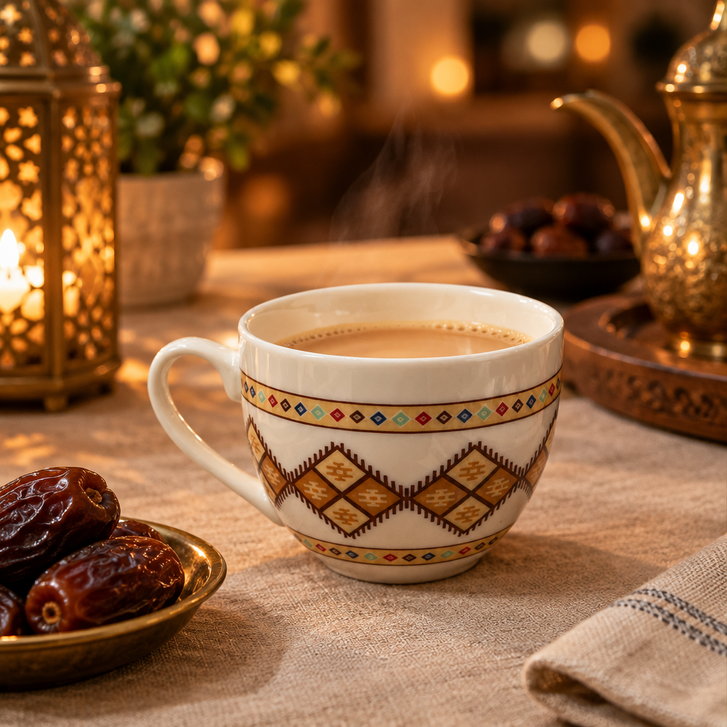 Hamid 6-Piece Tea Cup Set - 200ml
