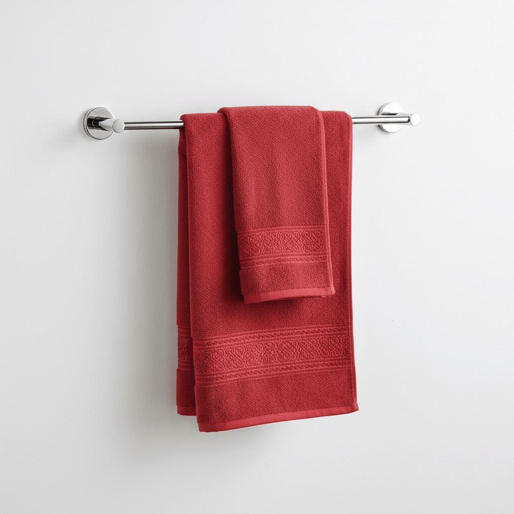 Fieldcrest Cotton Hand Towel – Red | 50×100cm - Al Kabayel Discount CentreFieldcrest Cotton Hand Towel – Red | 50×100cmBath Towels & WashclothsFIELD CRESTAl Kabayel Discount Centre