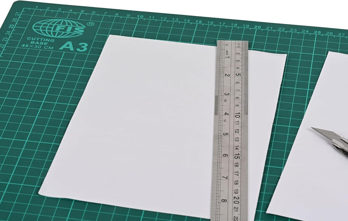 FIS Cutting Mat A3 | 45×30 cm | Self - Healing with Grid & Measuring Lines – FSCUA3N - Al Kabayel Discount CentreFIS Cutting Mat A3 | 45×30 cm | Self - Healing with Grid & Measuring Lines – FSCUA3NDesk Accessories & OrganizersFISAl Kabayel Discount Centre