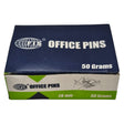 FIS Fine Straight Pins, Durable Stainless Steel Dressmaker For Sewing With Plastic Boxes, Flat Head, Satin Pins For Jewelry Making, Sewing Crafts 50Grams - 28MM - Al Kabayel Discount CentreFIS Fine Straight Pins, Durable Stainless Steel Dressmaker For Sewing With Plastic Boxes, Flat Head, Satin Pins For Jewelry Making, Sewing Crafts 50Grams - 28MMPaper Clips, Staples & FastenersFISAl Kabayel Discount Centre