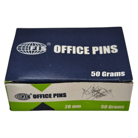 FIS Fine Straight Pins, Durable Stainless Steel Dressmaker For Sewing With Plastic Boxes, Flat Head, Satin Pins For Jewelry Making, Sewing Crafts 50Grams - 28MM - Al Kabayel Discount CentreFIS Fine Straight Pins, Durable Stainless Steel Dressmaker For Sewing With Plastic Boxes, Flat Head, Satin Pins For Jewelry Making, Sewing Crafts 50Grams - 28MMPaper Clips, Staples & FastenersFISAl Kabayel Discount Centre