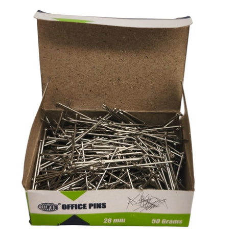 FIS Fine Straight Pins, Durable Stainless Steel Dressmaker For Sewing With Plastic Boxes, Flat Head, Satin Pins For Jewelry Making, Sewing Crafts 50Grams - 28MM - Al Kabayel Discount CentreFIS Fine Straight Pins, Durable Stainless Steel Dressmaker For Sewing With Plastic Boxes, Flat Head, Satin Pins For Jewelry Making, Sewing Crafts 50Grams - 28MMPaper Clips, Staples & FastenersFISAl Kabayel Discount Centre