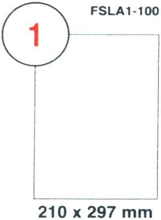 FIS FSLA1 - 100 Multipurpose Laser Label (100 Sheet x 65 labels), White - Al Kabayel Discount CentreFIS FSLA1 - 100 Multipurpose Laser Label (100 Sheet x 65 labels), WhiteLables & StampsFISAl Kabayel Discount Centre