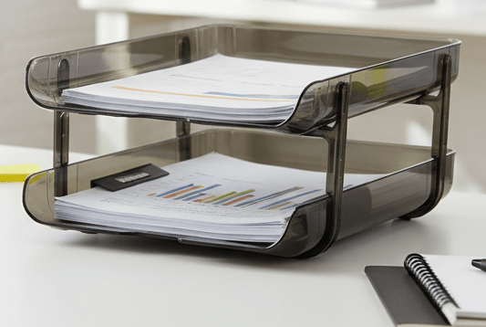 FIS FSOT9002 Flexible Stacking 2 - Tier Document Tray – Smoky - Al Kabayel Discount CentreFIS FSOT9002 Flexible Stacking 2 - Tier Document Tray – SmokyDocument TraysFISAl Kabayel Discount Centre