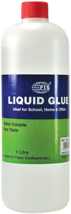 FIS Liquid Glue 1Liter, Water Soluble, Non Toxic, Ideal for School, Home & Office - Al Kabayel Discount CentreFIS Liquid Glue 1Liter, Water Soluble, Non Toxic, Ideal for School, Home & OfficeGlueFISAl Kabayel Discount Centre