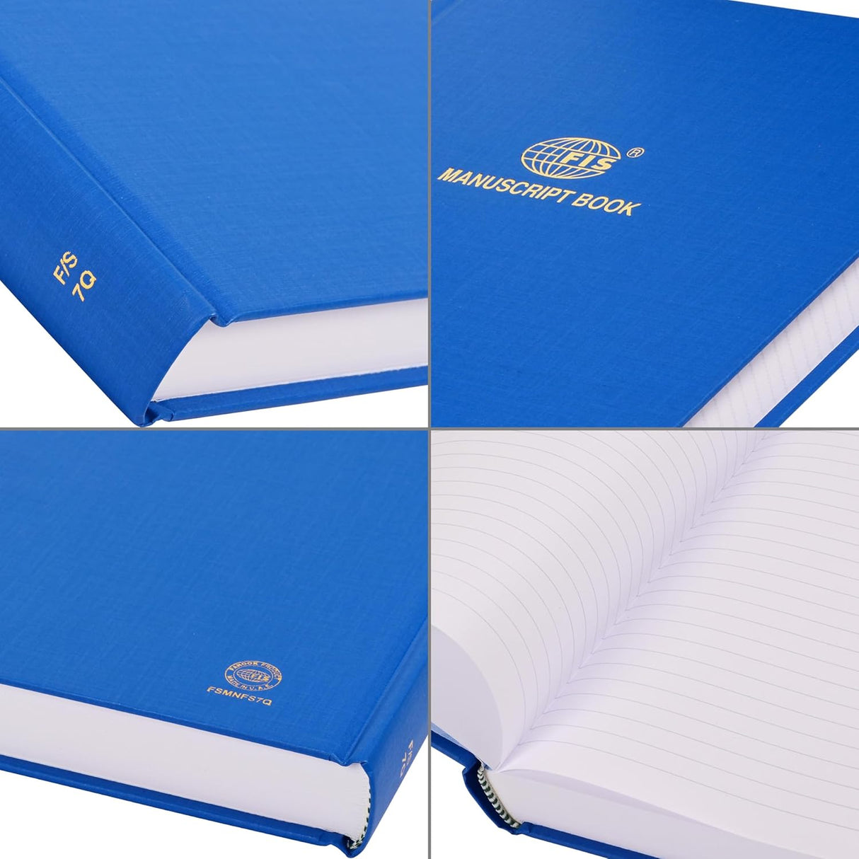 FIS Manuscript Book | Single Ruled 8mm | 336 Sheets | F/S Size (210 × 330 mm) | Blue Hard Cover — FSMNFS7Q - Al Kabayel Discount CentreFIS Manuscript Book | Single Ruled 8mm | 336 Sheets | F/S Size (210 × 330 mm) | Blue Hard Cover — FSMNFS7QNotepads & Legal PadsFISAl Kabayel Discount Centre
