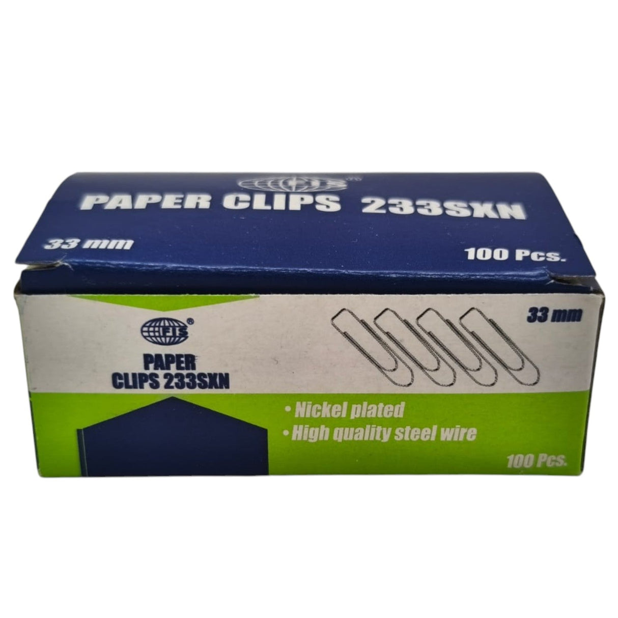 FIS Paper Clips Boat Shape Pack Of 100Pcs 33MM Size - 233SXN - Al Kabayel Discount CentreFIS Paper Clips Boat Shape Pack Of 100Pcs 33MM Size - 233SXNPaper Clips, Staples & FastenersFISAl Kabayel Discount Centre