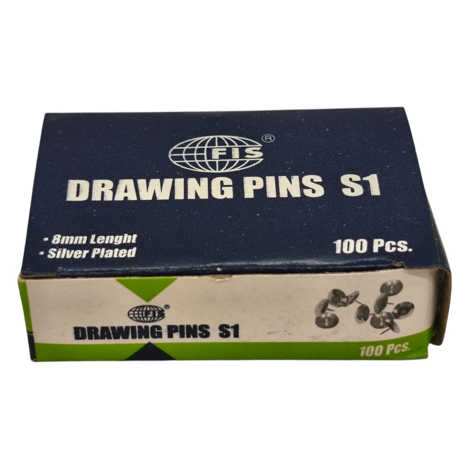 FIS S1 Thumb Tack, Flat Push Pins, Silver Thumb Tacks, 100Pcs, Push Pins, For Picture Photo Hanging, Wall Pins For Board Posters Bulletin Maps - 1Cm - Al Kabayel Discount CentreFIS S1 Thumb Tack, Flat Push Pins, Silver Thumb Tacks, 100Pcs, Push Pins, For Picture Photo Hanging, Wall Pins For Board Posters Bulletin Maps - 1CmPaper Clips, Staples & FastenersFISAl Kabayel Discount Centre