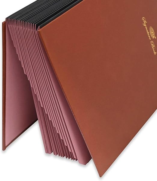 FIS Signature Book, Vinyl Material Cover, 20 Sheets, Brown Color, 240 x 340 mm - Al Kabayel Discount CentreFIS Signature Book, Vinyl Material Cover, 20 Sheets, Brown Color, 240 x 340 mmNotebooks & Writing PadsFISAl Kabayel Discount Centre