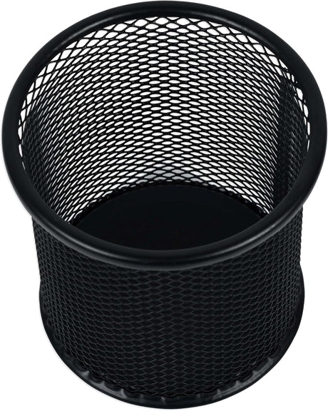 Fis Wire Mesh Pen Holder, Size (9X9.8Cm), Round Shape - Black Color - Fsph101Bk - Al Kabayel Discount CentreFis Wire Mesh Pen Holder, Size (9X9.8Cm), Round Shape - Black Color - Fsph101BkDesk Accessories & OrganizerFISAl Kabayel Discount Centre
