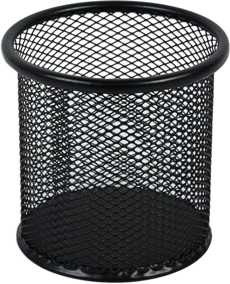 Fis Wire Mesh Pen Holder, Size (9X9.8Cm), Round Shape - Black Color - Fsph101Bk - Al Kabayel Discount CentreFis Wire Mesh Pen Holder, Size (9X9.8Cm), Round Shape - Black Color - Fsph101BkDesk Accessories & OrganizerFISAl Kabayel Discount Centre