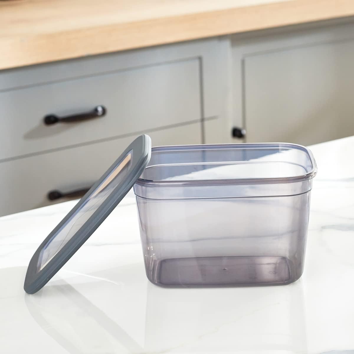 FOLY LIFE Deep Storage Container 2.3L Transparent Gray | Durable Plastic Kitchen Organizer - Al Kabayel Discount CentreFOLY LIFE Deep Storage Container 2.3L Transparent Gray | Durable Plastic Kitchen OrganizerOrganizers & AccessoriesFOLY LIFEAl Kabayel Discount Centre