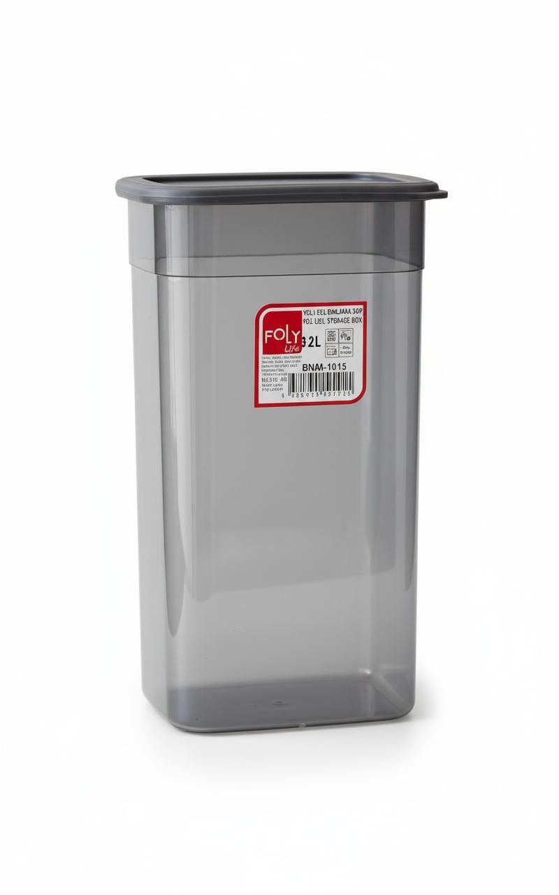 FOLY LIFE Large Food Organizer Box 3.25L Transparent Gray | Reusable Plastic Storage Container with Removable Lid - Al Kabayel Discount CentreFOLY LIFE Large Food Organizer Box 3.25L Transparent Gray | Reusable Plastic Storage Container with Removable LidOrganizers & AccessoriesFOLY LIFEAl Kabayel Discount Centre