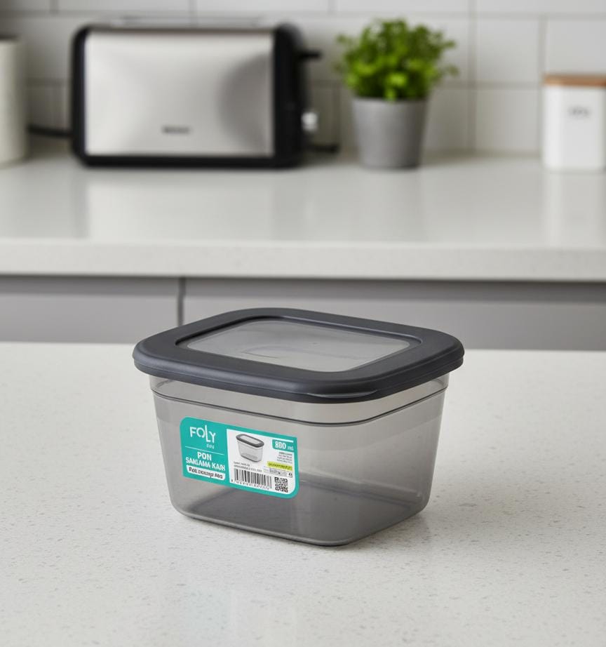 FOLY LIFE Medium Storage Box 800ml Transparent Gray | Reusable Airtight Food Container - Al Kabayel Discount CentreFOLY LIFE Medium Storage Box 800ml Transparent Gray | Reusable Airtight Food ContainerOrganizers & AccessoriesFOLY LIFEAl Kabayel Discount Centre