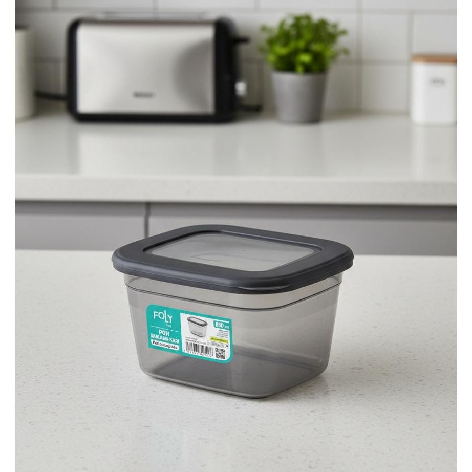 FOLY LIFE Medium Storage Box 800ml Transparent Gray | Reusable Airtight Food Container - Al Kabayel Discount CentreFOLY LIFE Medium Storage Box 800ml Transparent Gray | Reusable Airtight Food ContainerOrganizers & AccessoriesFOLY LIFEAl Kabayel Discount Centre